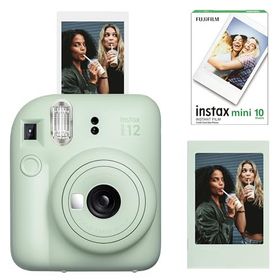 Instax Mini 12 Yeşil Çerçeve 10'lu Mini Film ve Fotoğraf Makinesi Seti