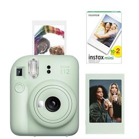 Instax Mini 12 Yeşil Çerçeve 20'li Mini Film ve Fotoğraf Makinesi Seti