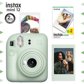 Instax Mini 12 Yeşil Çerçeve 20'li Mini Film ve Fotoğraf Makinesi Seti