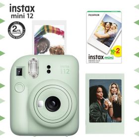 Instax Mini 12 Yeşil Çerçeve 20'li Mini Film ve Fotoğraf Makinesi Seti