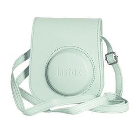 Instax Mini 12 Yeşil Fotoğraf Makinesi 10'lu Film Çerçeve ve Deri Kılıf Seti