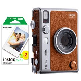 Instax Mini Evo Kahverengi 20'li Film ve Fotoğraf Makinesi