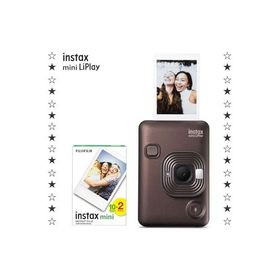 Instax Mini LiPlay Hybrid Deep Bronze 20'li Film Fotoğraf Makinesi