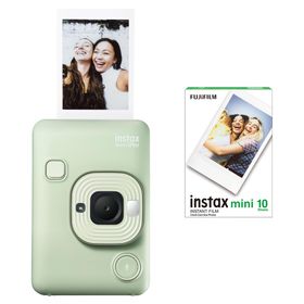 Instax Mini LiPlay Hybrid Matcha Green 10'lu Film ve Fotoğraf Makinesi