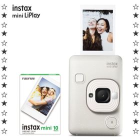 Instax Mini LiPlay Hybrid Misty White 10'lu Film Fotoğraf Makinesi