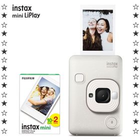 Instax Mini LiPlay Hybrid Misty White 20'li Film Fotoğraf Makinesi