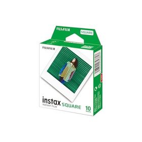 Instax SQ1 Buz Mavi 10'lu Kare Film Deri Kılıf Pleksi Çerçeve Kıskaçlı Stand ve Fotoğraf Makinesi