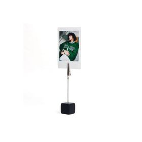 Instax SQ40 Siyah 20'li Kare Film Deri Kılıf Albüm Pleksi Çerçeve Kıskaçlı Stand ve Fotoğraf Makinesi