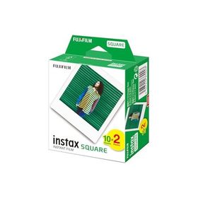 Instax SQ40 Siyah 20'li Kare Film Deri Kılıf Siyah Albüm ve Fotoğraf Makinesi