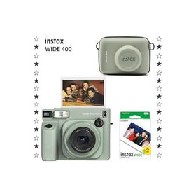 Instax Wide 400 Yeşil 20'li Film Eva Kılıf ve Fotoğraf Makinesi Hediye Seti