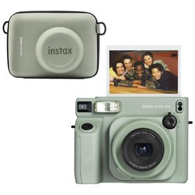 Instax Wide 400 Yeşil Eva Kılıf ve Fotoğraf Makinesi Seti