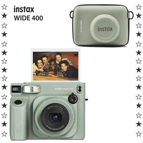 Instax Wide 400 Yeşil Eva Kılıf ve Fotoğraf Makinesi Seti
