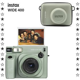 Instax Wide 400 Yeşil Eva Kılıf ve Fotoğraf Makinesi Seti