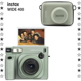 Instax Wide 400 Yeşil Eva Kılıf ve Fotoğraf Makinesi Seti