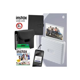 Instax Wide Link 1 Beyaz Akıllı Telefon Yazıcısı ve Hediye Seti