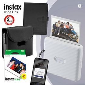 Instax Wide Link 1 Beyaz Akıllı Telefon Yazıcısı ve Hediye Seti