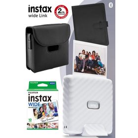 Instax Wide Link 2 Beyaz Akıllı Telefon Yazıcısı ve Hediye Seti