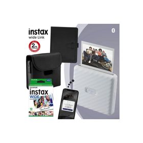 Instax Wide Link 2 Beyaz Akıllı Telefon Yazıcısı ve Hediye Seti