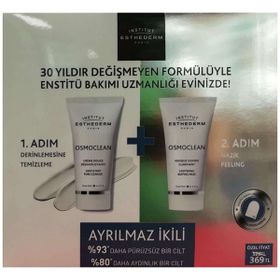 Institut Esthederm Deep Pore 75 ml Cleanser + Gentle Buffing 75 ml Cream