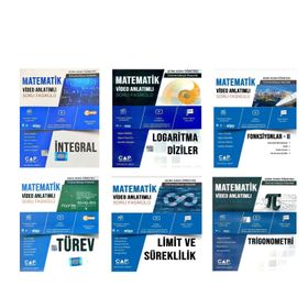 İntegral Limit Süreklilik Logaritma Diziler Fonksiyonlar II Türev Trigonometri Seti - Çap Yayınları
