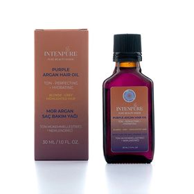 Intenpure 30 ml Mor Argan Saç Bakım Yağı