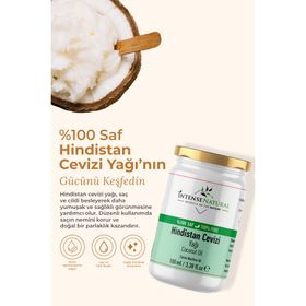 Intense Natural Soğuk Sıkım 100 ml Hindistan Cevizi Yağı