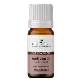 Intense Natural Su Buharı Distilasyonu 10 ml Esansiyel Karanfil Uçucu Yağı