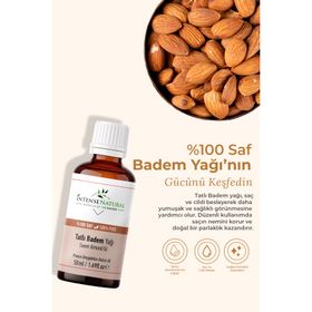 Intense Natural Sweet Almond Oil Tatlı 50 ml Soğuk Sıkım Badem Yağı