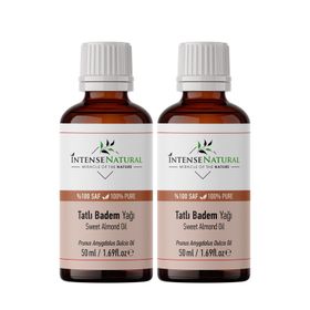 Intense Natural Sweet Almond Oil Tatlı 50 ml Soğuk Sıkım Badem Yağı