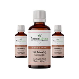 Intense Natural Sweet Almond Oil Tatlı 50 ml Soğuk Sıkım Badem Yağı