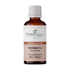 Intense Natural Sweet Almond Oil Tatlı 50 ml Soğuk Sıkım Badem Yağı
