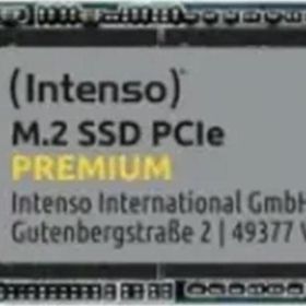 Intenso 1 TB Premium Gen 3x4 NVME 1.3 SSD 2100 MB 1700 MB-S SSD Disk