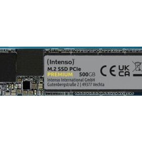 Intenso 3835450 Premium 500 GB 2100/1700 MB/s M.2 2280 PCIe 3.0 NVMe SSD