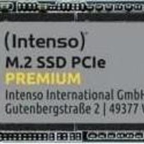 Intenso Premium Gen 3x4 NVME 1.3 500 GB 2100 MB 1700 MB-S SSD Hard Disk