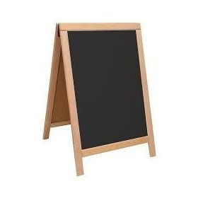 Inter İNT-411 Ahşap A Tipi 60 X 90 cm Menü Tahtası