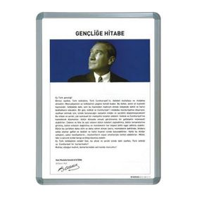 İnter INT-826 35X50 cm Alüminyum Çerçeve Duvara Monte Gençliğe Hitabe
