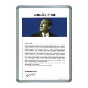 İnter INT-826 35X50 cm Alüminyum Çerçeve Duvara Monte Gençliğe Hitabe