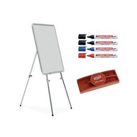 İnter Teleskopik Ayaklı 50X70 cm Yazı Tahtası + 4 Adet Tahta Kalemi + Silgi