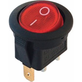 İntercom IC 131A Yuvarlak 12 Volt Işıklı Anahtar