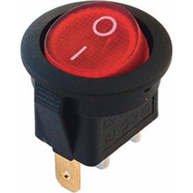 İntercom IC 131A Yuvarlak 12 Volt Işıklı Anahtar