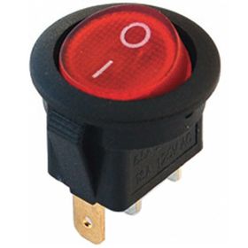 İntercom IC 131A Yuvarlak 12 Volt Işıklı Anahtar