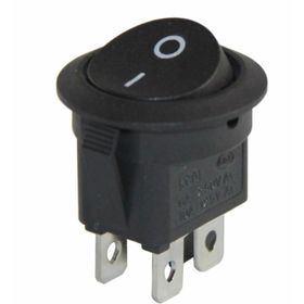 İntercom IC-133-4 Yuvarlak 4 Pinli Işıksız On-Off Anahtar