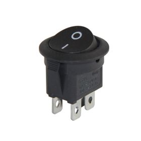 İntercom IC-133-4 Yuvarlak 4 Pinli Işıksız On-Off Anahtar