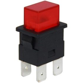 İntercom IC-180H 4 Pinli 220 Volt Kalıcı Basmalı Işıklı Anahtar