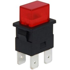 İntercom IC-180H 4 Pinli 220 Volt Kalıcı Basmalı Işıklı Anahtar