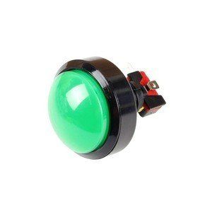 İntercom IC180J-5 24 mm 12V Led 100 mm Kafa Yeşil Atari Buton