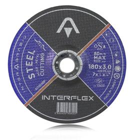 İnterflex 180 x3.0 mm 1 Adet İnox Metal Kesici Taş Disk