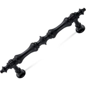 İnterio 128 mm Ada Siyah Modern Lüks Mobilya Dolap Çekmece Kulpları