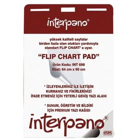 İnterpano İNT-698 64x90 cm 30 Yaprak Flipchart Kağıdı