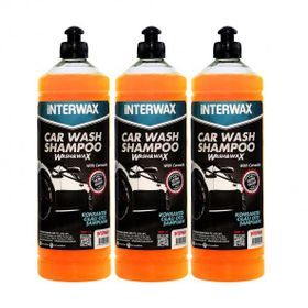 İnterwax 3x1 lt Cilalı Oto Şampuanı